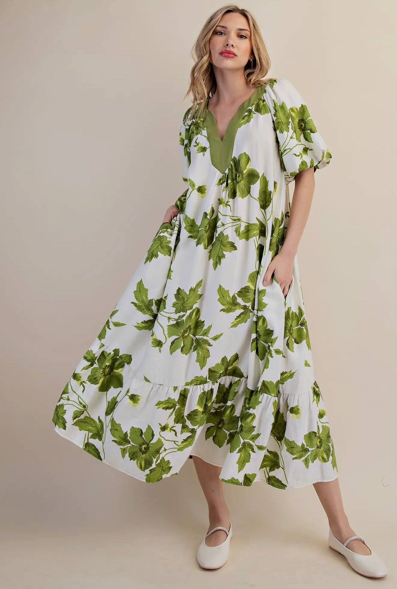 Strolling Through Floral Dress