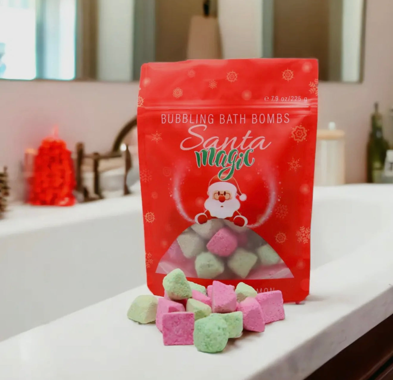 Santa Magic Bubble Bath Bombs