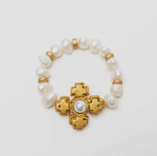 Fresh Water Pearls with Becky Pearl Cross