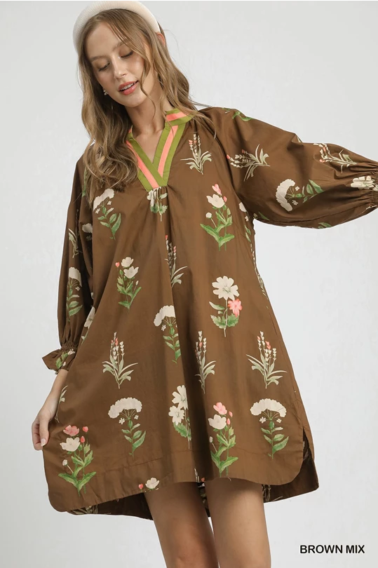 The Field Of Fall Flowers Dress