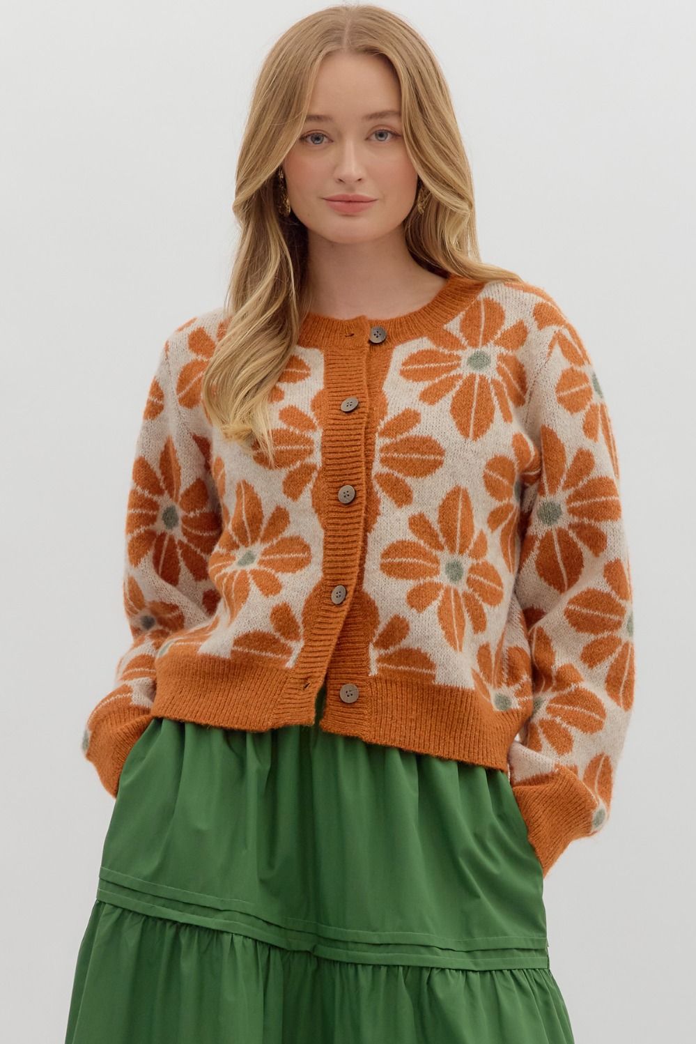The Rusty Floral Sweater