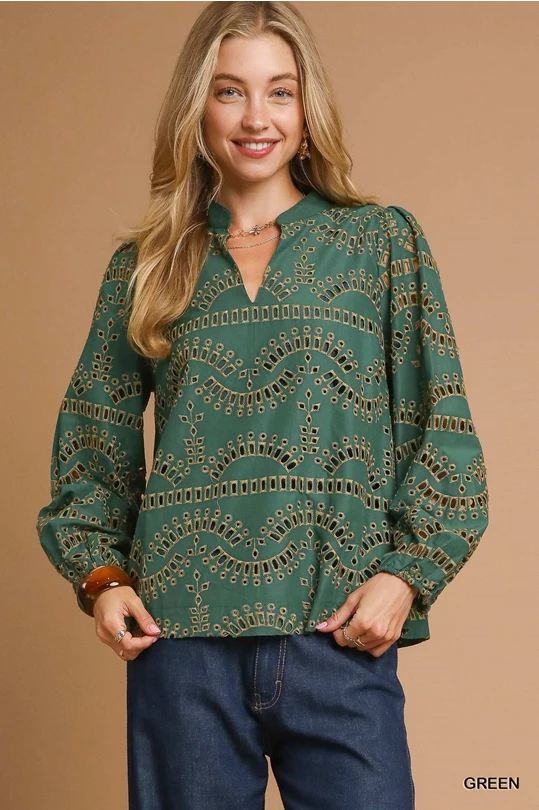 They Eyelet Top