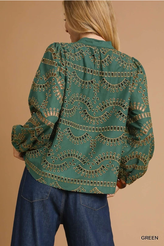 They Eyelet Top
