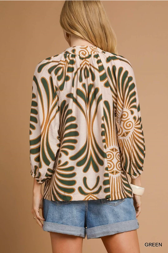 Trendy Olive Top