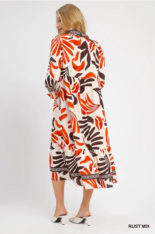 The Boho Leafy Maxi