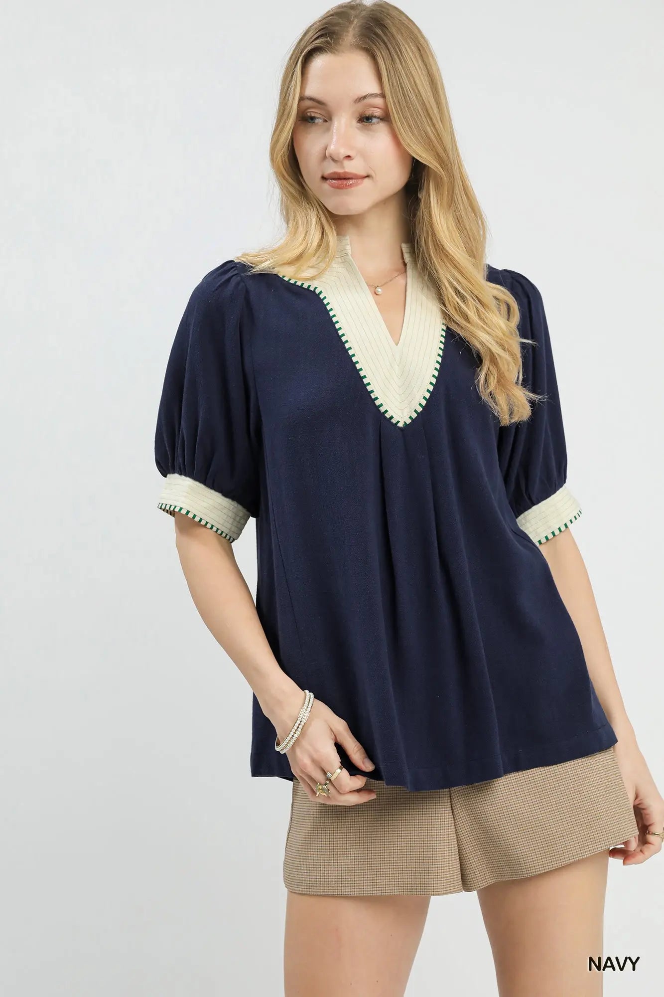 All About Navy Top