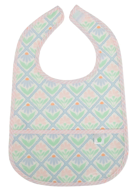 Pastel Floral Wipe It Bib