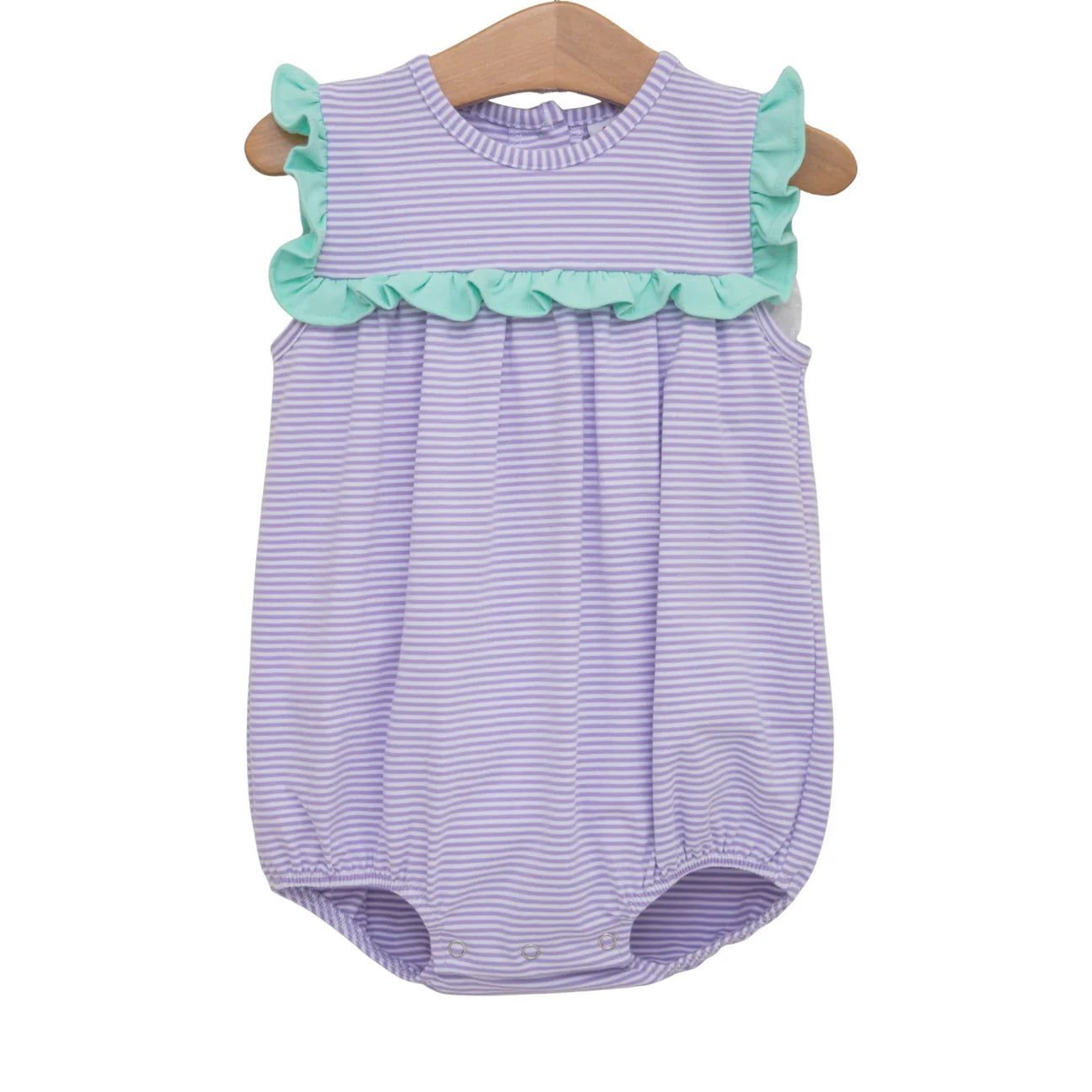 Bella Bubble- Lavender Stipe and Mint dress