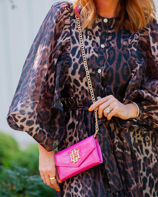 Carlington Clutch/Crossbody-Hot Pink