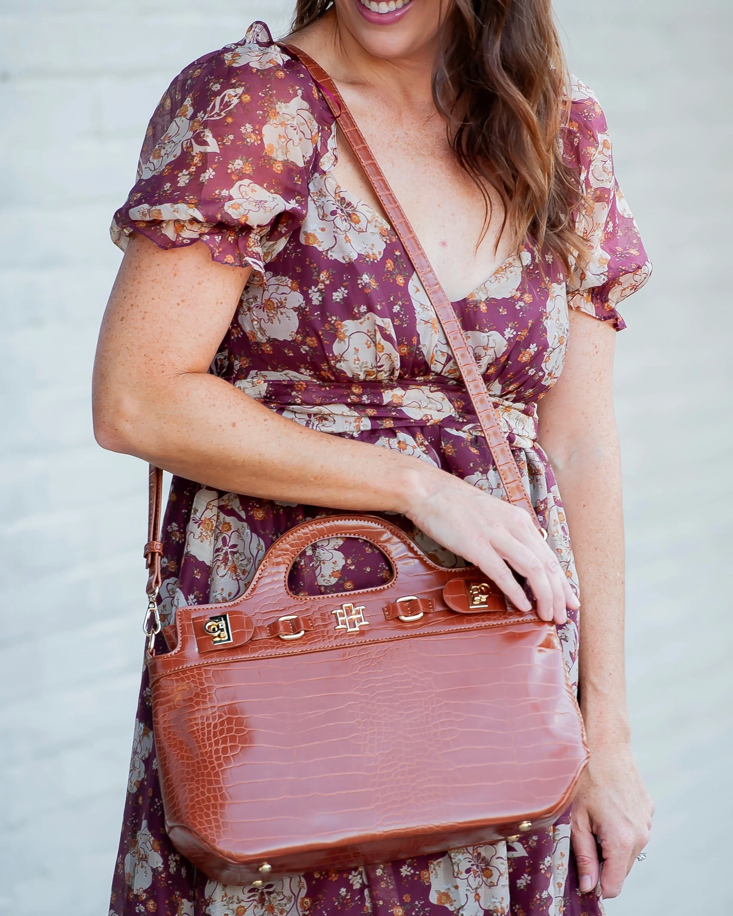 Savannah Handbag-Saddle EC