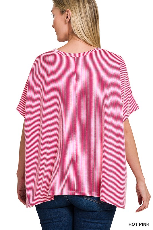 The Kori Top in Hot Pink