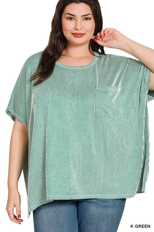 The Kori Top in Kelly Green - Plus