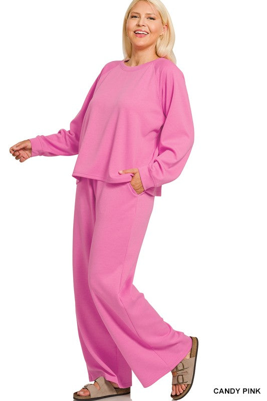 Scuba Set in Candy Pink - Plus