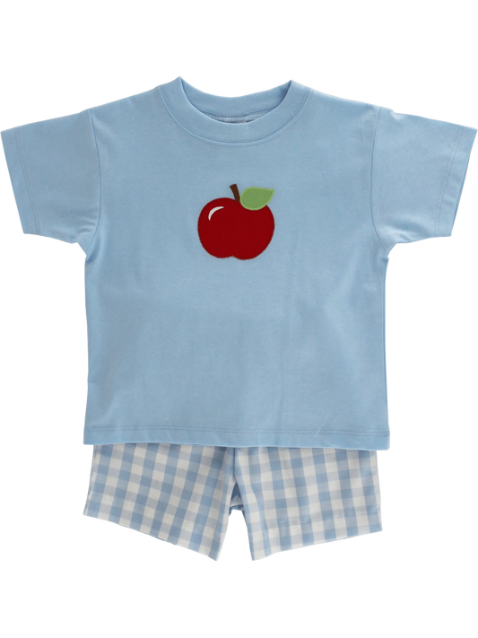 APPLE OF MY EYE BOYS SHORT SET