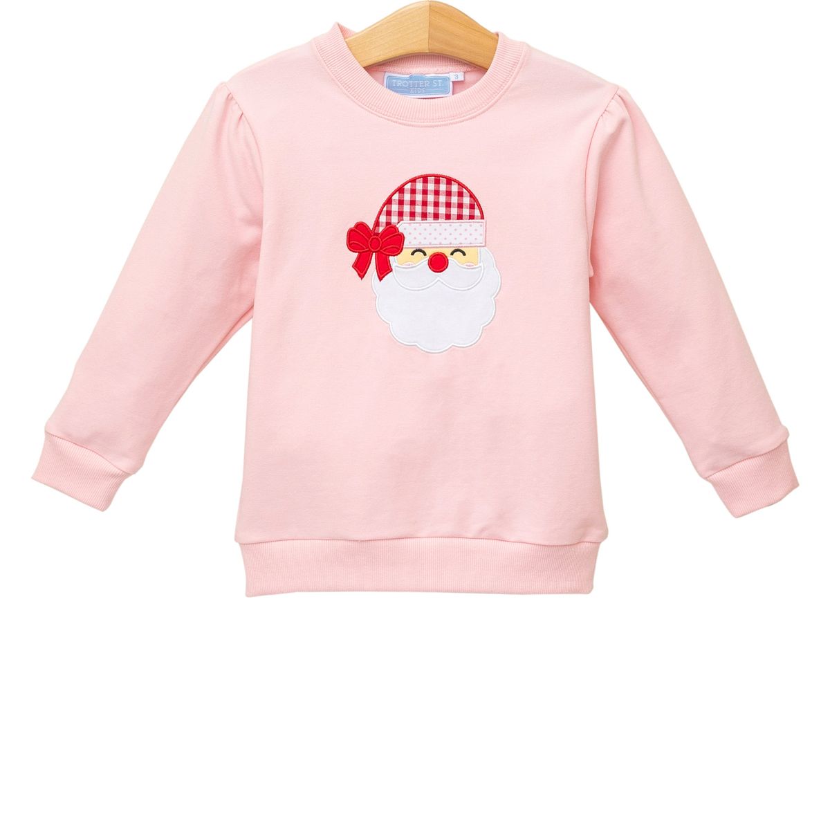 TSK Santa French Terry Pullover Pink