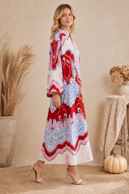 The Bella Rose Maxi Dress