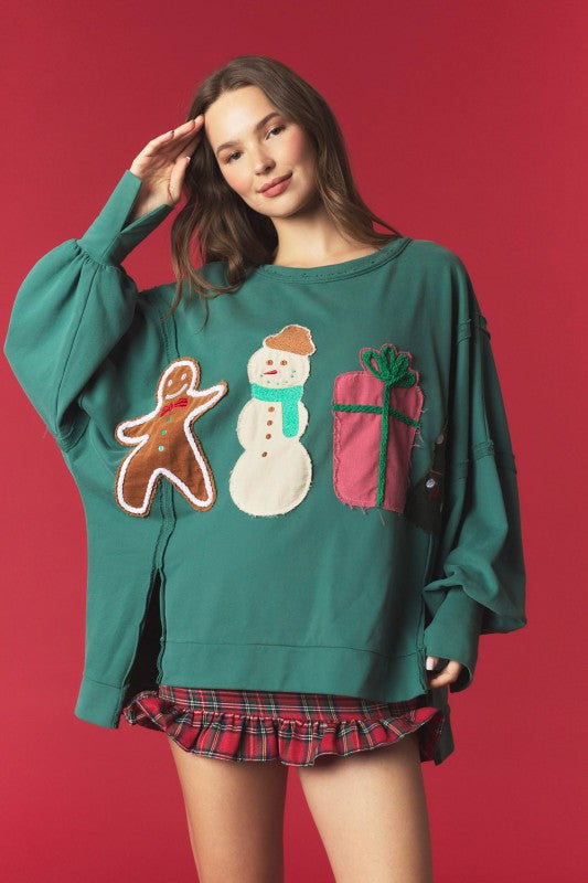 The Christmas Patches Sweatshirt