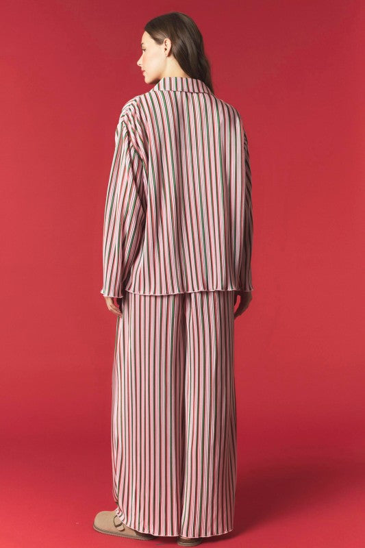 The Candy Cane Lane Pajama Set