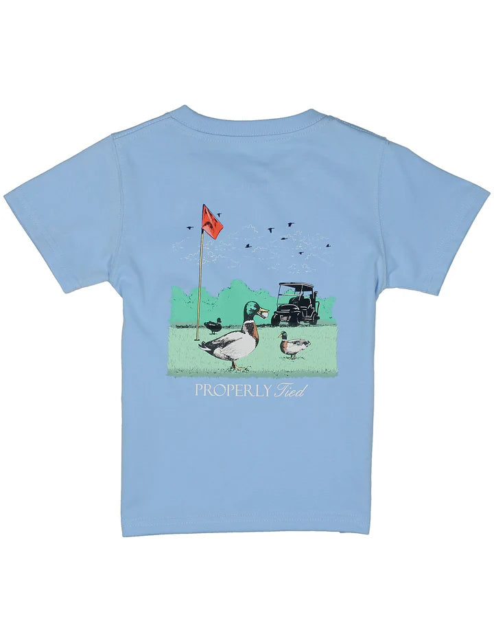 Boys Fowl Play SS-Light Blue