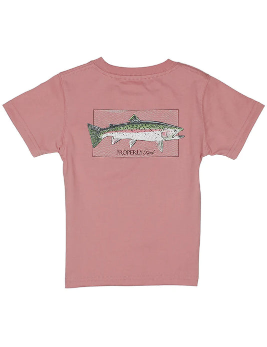Boys Rainbow Trout SS-Salmon