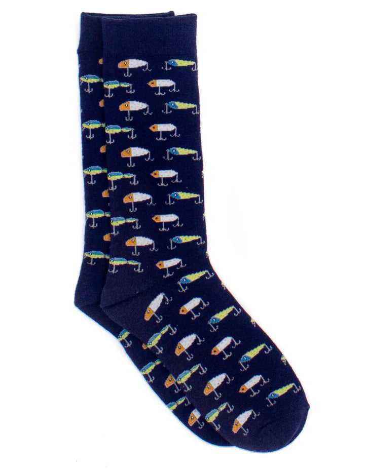 Lucky Duck Sock-Vintage Lures