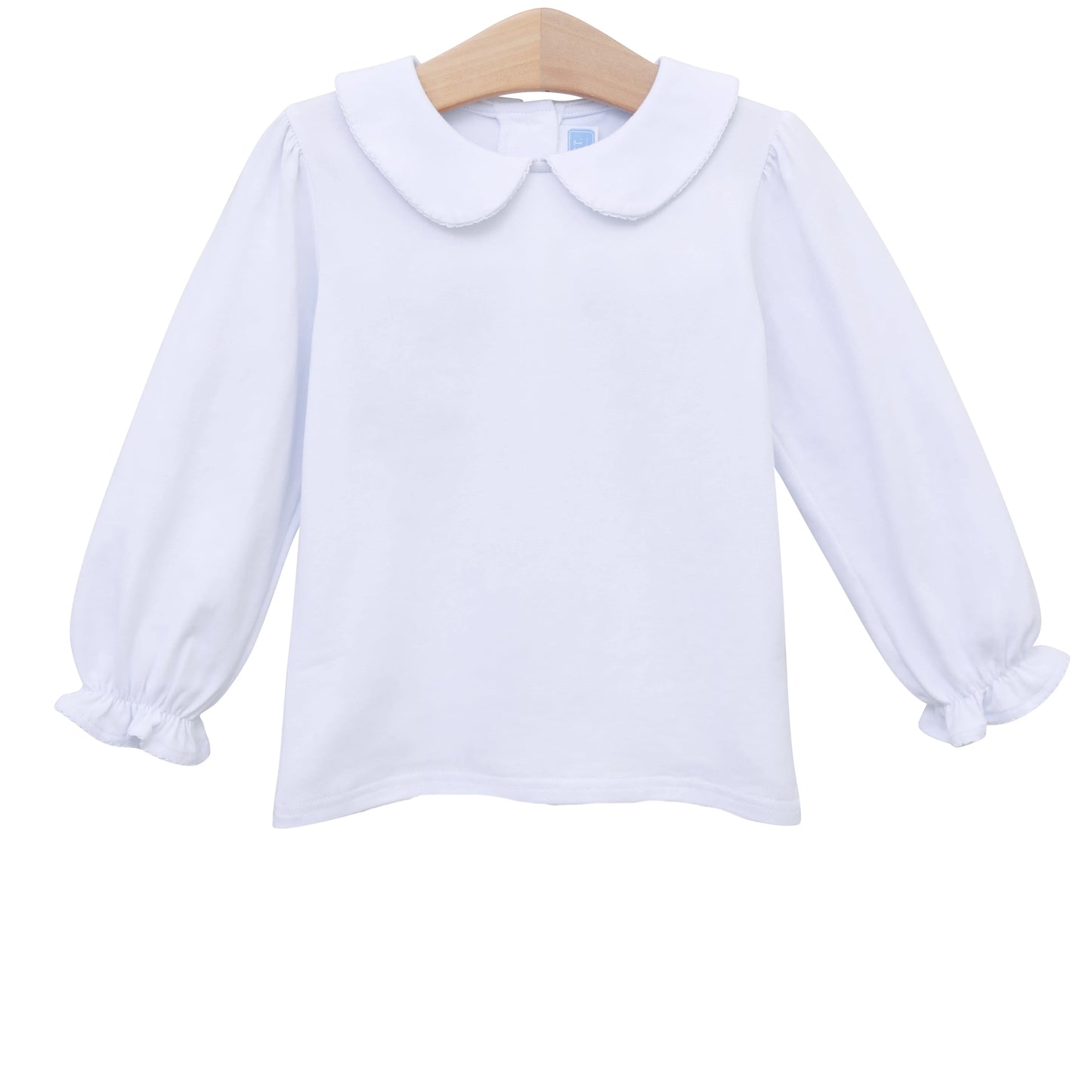 Girl Peter Pan Collar LS Top