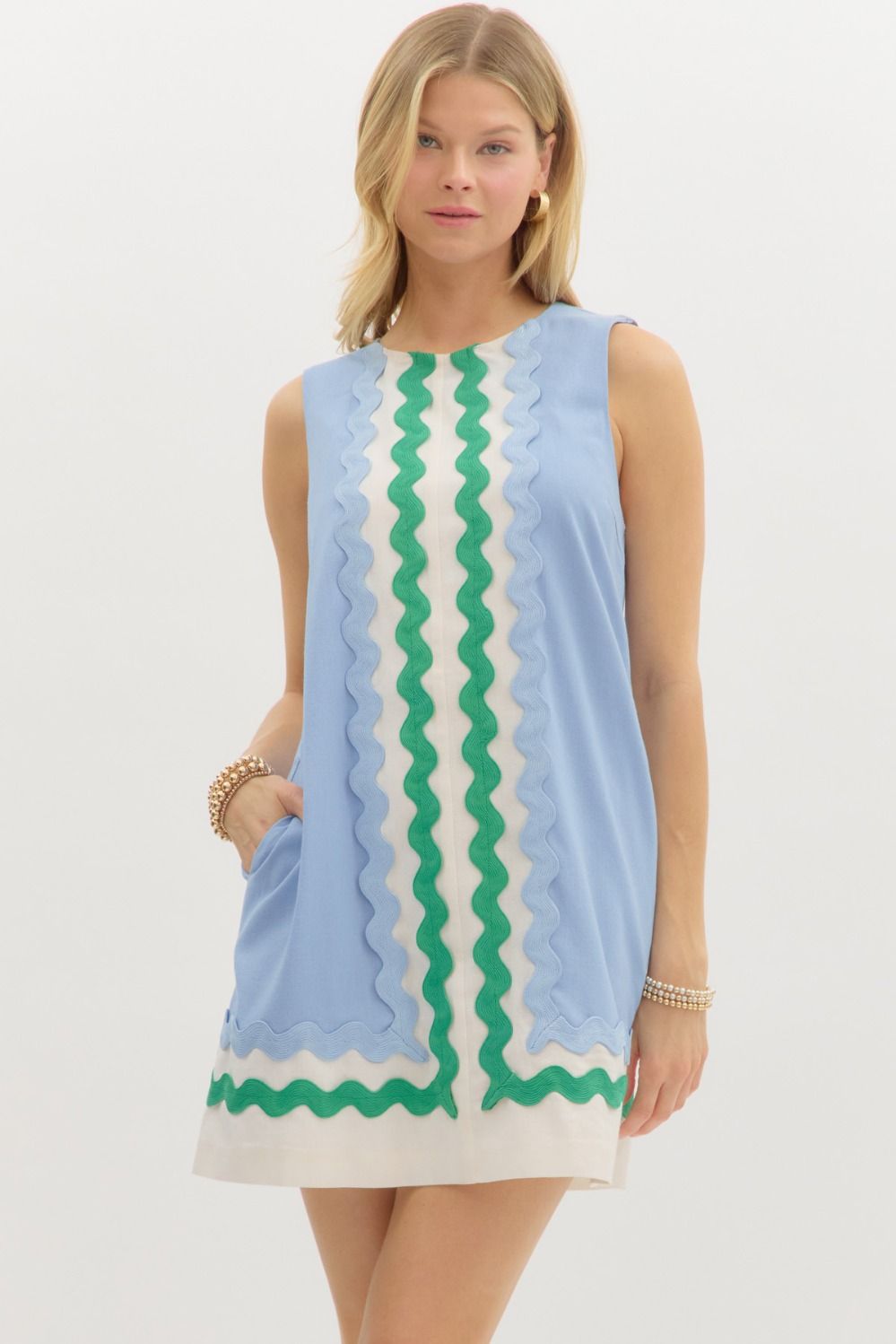 Preppy in RicRac Dress