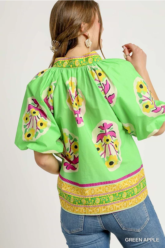 Sunshine Blooms Top
