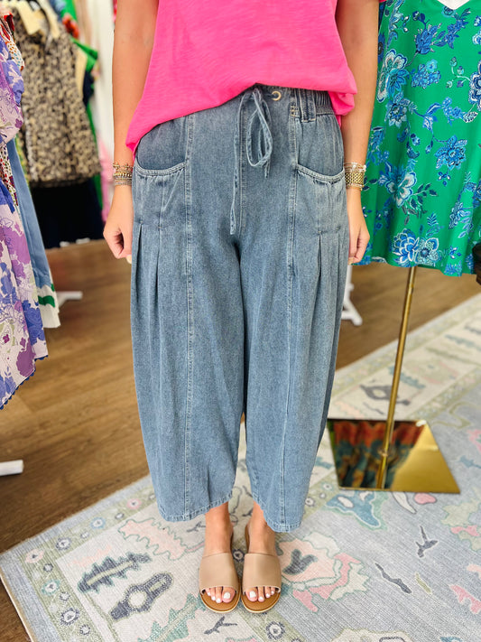 The Tara Barrel Jeans