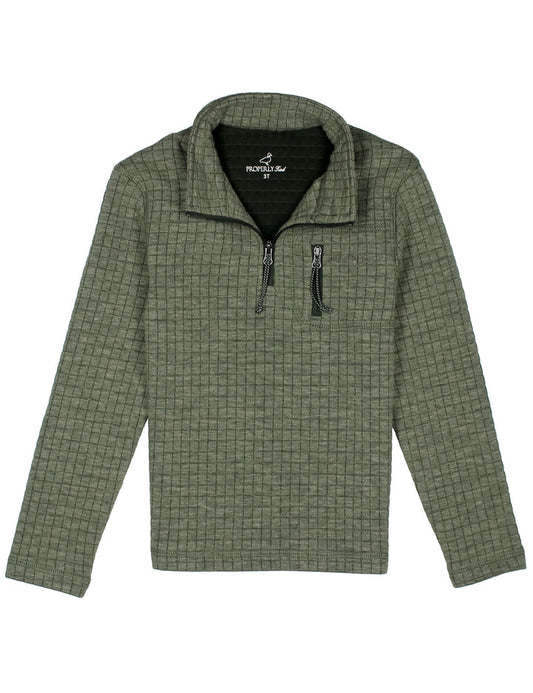 Properly Tied Boys Delta Pullover Rosemary