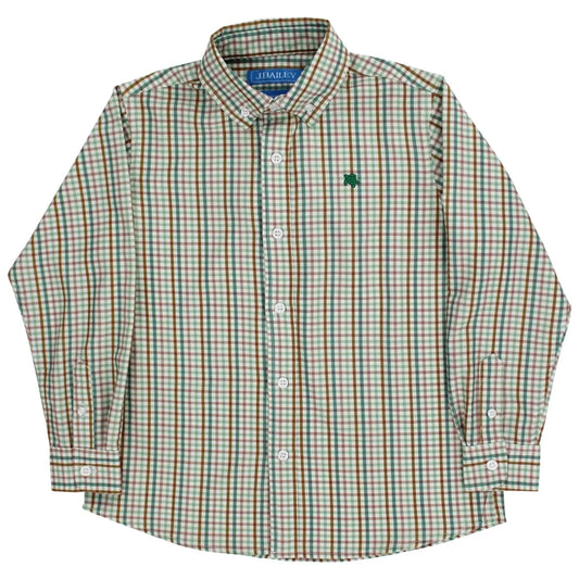 Performance Roscoe Button Down Shirt-Acorn Plaid