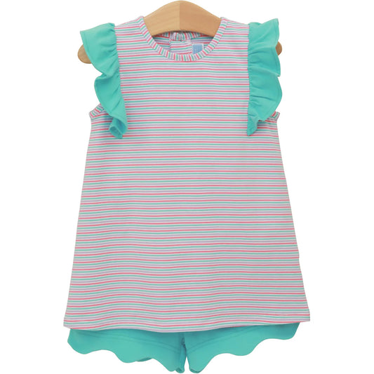 Ruby Short Set-Multi Stripe