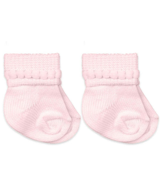 Jefferies Socks Bubble Bootie 2 Pair Pack-Pink