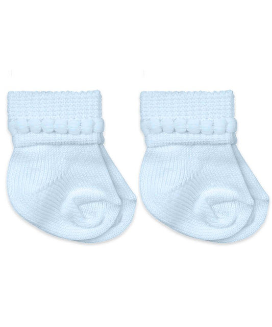 Jefferies Socks Bubble Bootie 2 Pair Pack-Blue