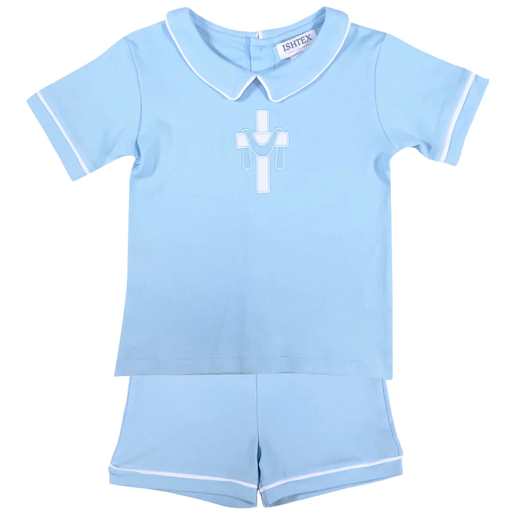 Cross Boy Short Set