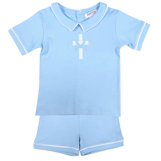 Cross Boy Short Set